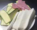 ズッキーニとはんぺんのチーズ焼き作り方1写真