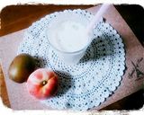 ☆桃とキウイと豆乳で♪スムージー作り方2写真