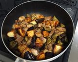 魚河岸あげ・なす・豚肉のコクうま甘辛炒め作り方8写真