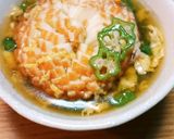 ＊超簡単＊魚河岸あげのオクラあんかけ風に作り方4写真