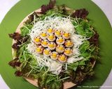 ♪ちくわどりの巣ごもりサラダ作り方10写真