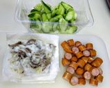 甲イカとキュウリの中華炒め作り方1写真