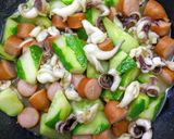 甲イカとキュウリの中華炒め作り方3写真