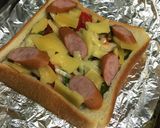 朝食ランチに♪ 額縁ピザトースト作り方2写真