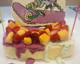 スプラトゥーン・フルーツアイスケーキ作り方11写真