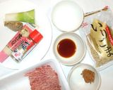 香味野菜ピリ辛風味の簡単！味噌肉そぼろ作り方1写真
