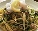 豆苗ツナおろしパスタ作り方7写真
