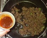 香味野菜ピリ辛風味の簡単！味噌肉そぼろ作り方5写真