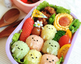 すみっコぐらしのキャラ弁 たぴおか作り方3写真
