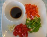 簡単！パパも作れる焼うどん風、玄米パスタ作り方1写真