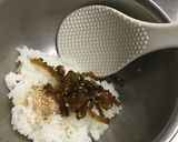 キヌアとゴーヤの佃煮のおにぎり作り方2写真