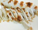 ☆豚肉・焼きちくわ・小松菜の正油あんかけ作り方2写真