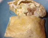 マヨタマキャベツと納豆の油揚げ包み作り方5写真