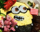 キャラ弁!ミニオンズ作り方4写真