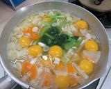 お月見団子汁【学校給食】作り方8写真