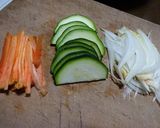 夏野菜の和風スープ作り方1写真