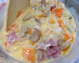 豆腐と鮭の皮なしキッシュ【学校給食】作り方4写真