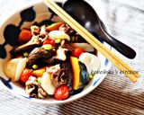 醤油麹で夏野菜のすき煮風作り方13写真