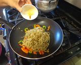 簡単！パパも作れる焼うどん風、玄米パスタ作り方6写真