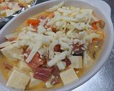 豆腐と鮭の皮なしキッシュ【学校給食】作り方5写真