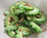 ゴーヤ木の実（胡桃アーモンド等）味噌和え作り方7写真