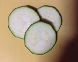 ズッキーニの納豆&餃子のせ作り方1写真