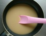 麦茶で作る☆ふわとろ生くりいむわらび餅。作り方3写真