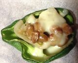 ピーマンの餃子&納豆つめ作り方4写真