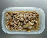 レンジで簡単☆豚こまと牛蒡のしぐれ煮。作り方7写真