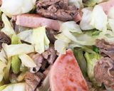 シンプル☆がっつり☆肉キャベツ♪作り方7写真