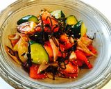 お酒のおつまみ三つの野菜バルサミコ酢和え作り方8写真