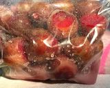 すもも冷凍して自然のジュースを飲もうょ。作り方3写真