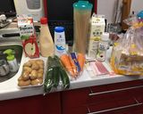 超簡単。マックに行く前にパスタサラダパン作り方1写真