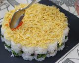 七夕ちらし寿司ケーキ作り方9写真