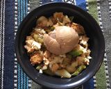 半熟卵乗せ豆腐丼。作り方6写真