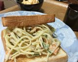 超簡単。マックに行く前にパスタサラダパン作り方25写真