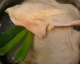 簡単2品できる！ゆで鶏ニラだれとスープ作り方2写真