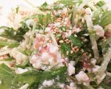 水菜と豆腐のさっぱり梅サラダ作り方4写真