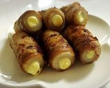 簡単おつまみ♡ちくわチーズ肉巻き作り方4写真