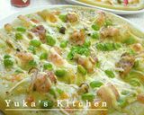 ヘルシー＆グリーンピザ生地でPIZZA。作り方6写真