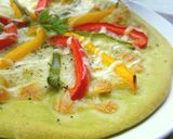 ヘルシー＆グリーンピザ生地でPIZZA。作り方7写真