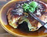 餃子と長芋のお好み焼き作り方7写真
