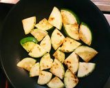 ズッキーニの鶏そぼろあんかけ作り方3写真