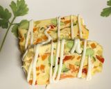 夏野菜たっぷりクリームチーズのテリーヌ作り方13写真