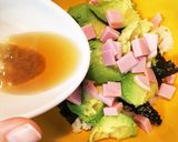 のっけ丼♡アボカド&ロースハム作り方3写真