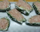 ピーマンの肉詰めを蒸し焼きで作り方7写真