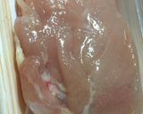 簡単（ネギダレ無し）鶏ムネ肉の蒸し鶏作り方2写真