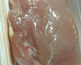 簡単（ネギダレ無し）鶏ムネ肉の蒸し鶏作り方2写真