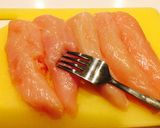 簡単オーブントースターで！漬けササミ焼き作り方1写真