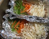 とっても簡単！フライパンで鮭のホイル焼き作り方5写真